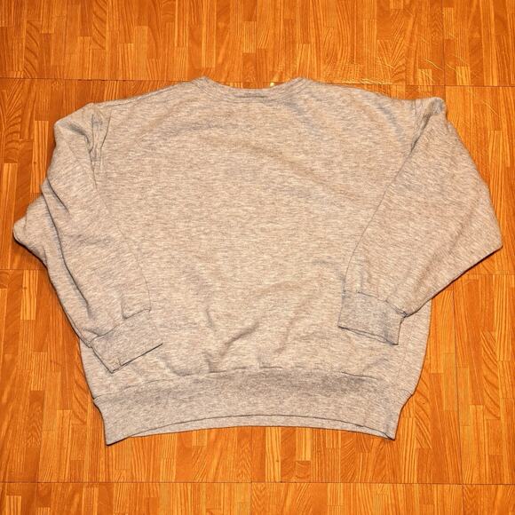 Vintage KnitPort Holiday Cherub Wreath Crewneck Sweatshirt Women’s Large - Picture 4 of 4